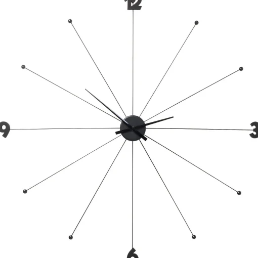 KARE Design Horloges Murales|Horloge Murale Like Umbrella Noire