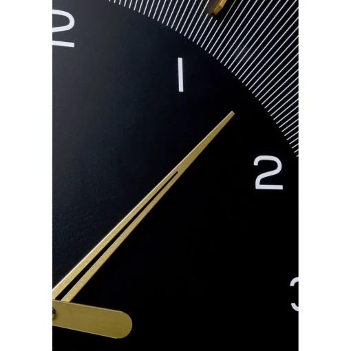 KARE Design Horloges Murales|Horloge Murale Lio Noir O60Cm