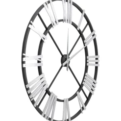 KARE Design Horloges Murales|Horloge Murale Nevio Argente O95Cm