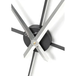 KARE Design Horloges Murales|Horloge Murale Nevio Argente O95Cm