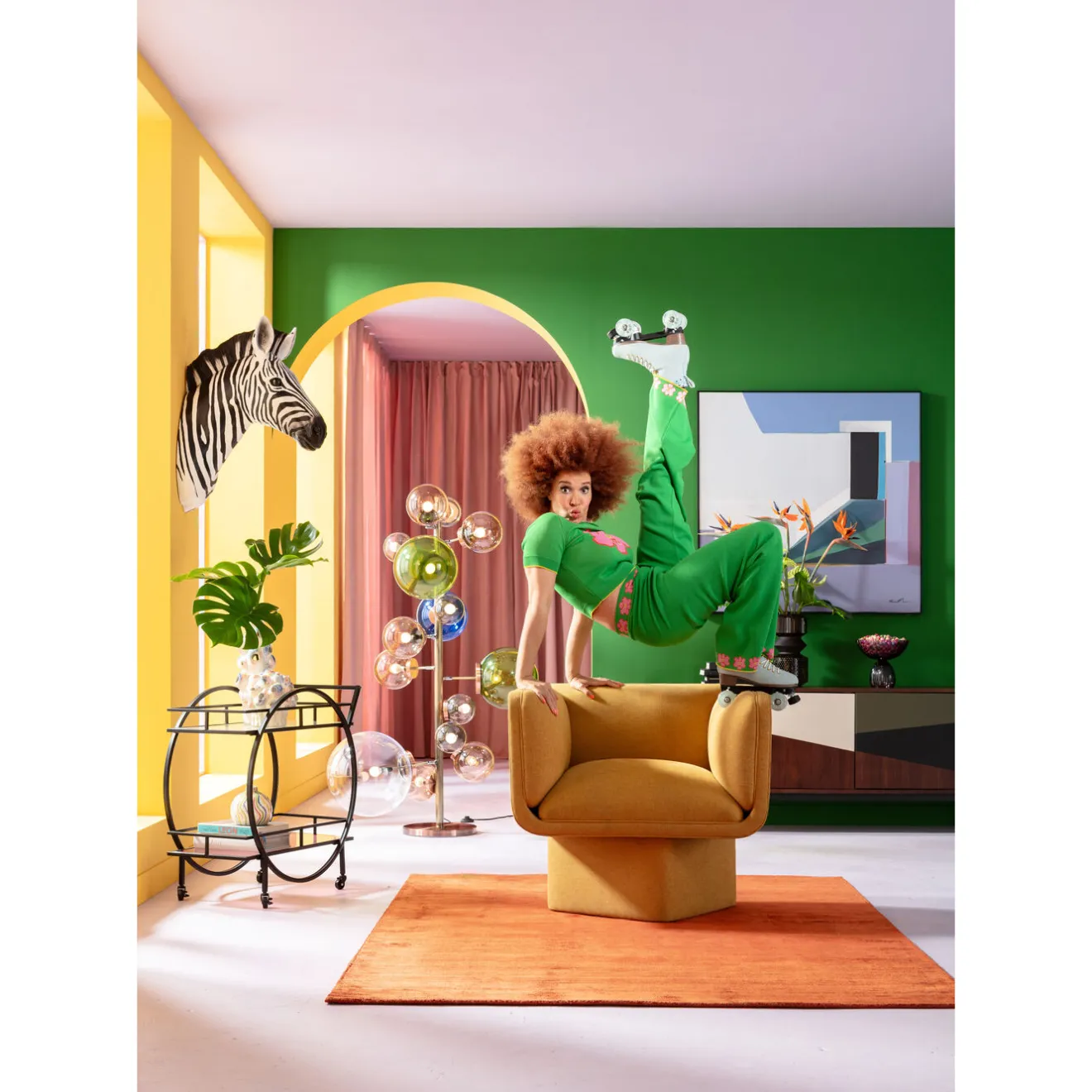 KARE Design Lampadaires|Lampadaire Balloon Colore 160Cm