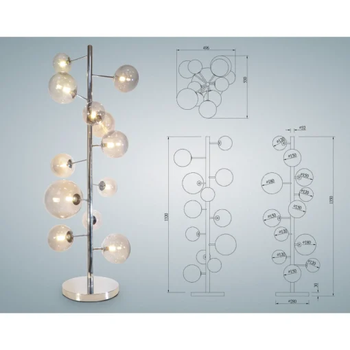 KARE Design Lampadaires|Lampadaire Balloon Smoke 12