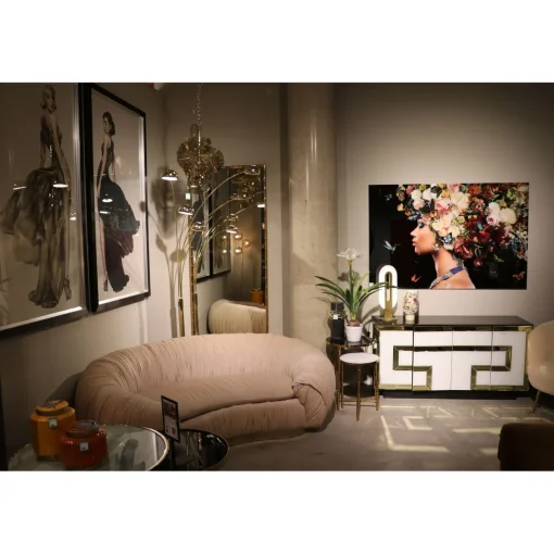 KARE Design Lampadaires|Lampadaire Five Fingers Laiton
