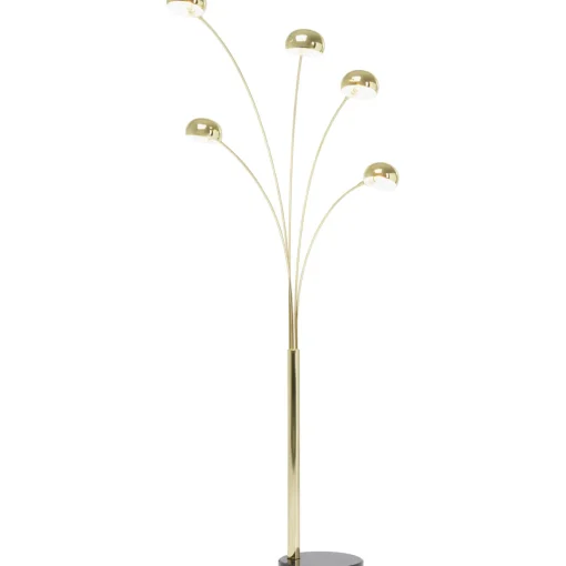 KARE Design Lampadaires|Lampadaire Five Fingers Laiton