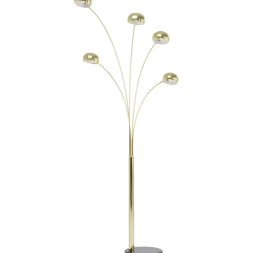KARE Design Lampadaires|Lampadaire Five Fingers Laiton