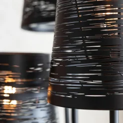 KARE Design Lampadaires|Lampadaire Flexible Noir Cinque