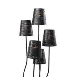 KARE Design Lampadaires|Lampadaire Flexible Noir Cinque