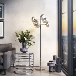 KARE Design Lampadaires|Lampadaire Headlight Chrome 163Cm