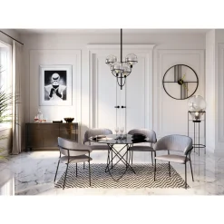 KARE Design Lampadaires|Lampadaire Pear Frame Noir 158Cm