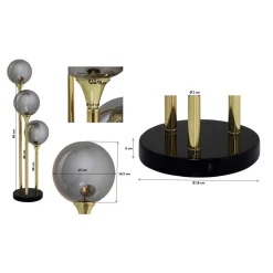 KARE Design Lampes De Table|Lampe A Poser Al Capone Tre