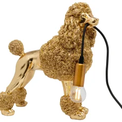 KARE Design Lampes De Table|Lampe A Poser Animal Poodle Dore 32Cm