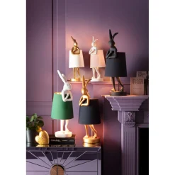 KARE Design Lampes De Table|Lampe A Poser Animal Rabbit Noir 68Cm