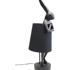 KARE Design Lampes De Table|Lampe A Poser Animal Rabbit Noir 68Cm