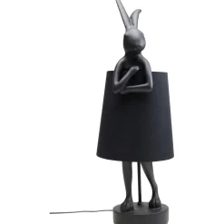 KARE Design Lampes De Table|Lampe A Poser Animal Rabbit Noir 68Cm