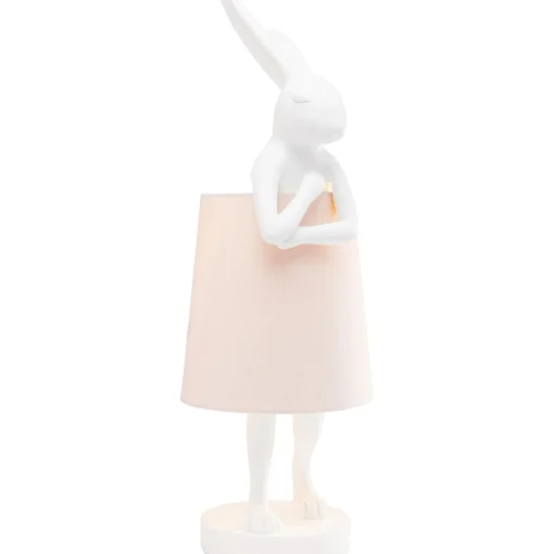 KARE Design Lampes De Table|Lampe A Poser Animal Rabbit Blanc 68Cm