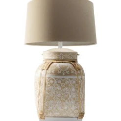 KARE Design Lampes De Table|Lampe A Poser Basket Creme 73Cm