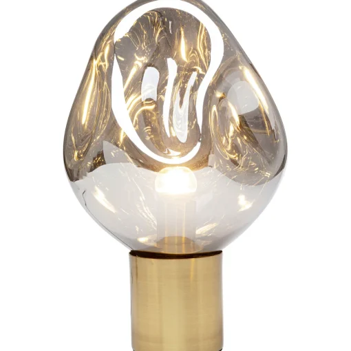 KARE Design Lampes De Table|Lampe A Poser Dough Argente 38Cm