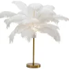 KARE Design Lampes De Table|Lampe A Poser Feather Palm Blanc 60Cm