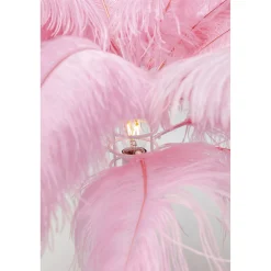 KARE Design Lampes De Table|Lampe A Poser Feather Palm Fuchsia 60Cm
