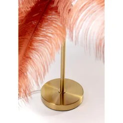 KARE Design Lampes De Table|Lampe A Poser Feather Palm Rusty Red 60Cm