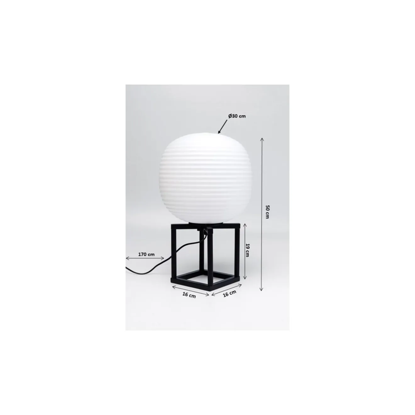 KARE Design Lampes De Table|Lampe A Poser Frame Ball