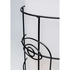 KARE Design Lampes De Table|Lampe A Poser Grid Face Blanc 60Cm