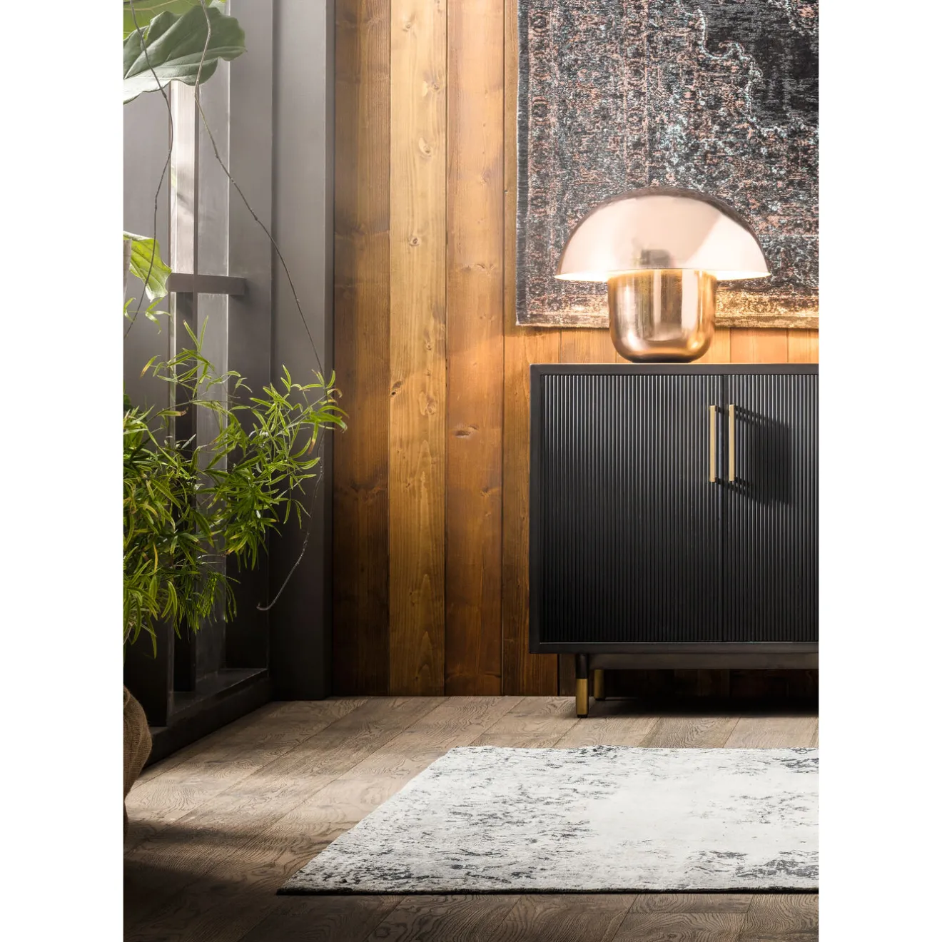 KARE Design Lampes De Table|Lampe A Poser Mushroom Laiton