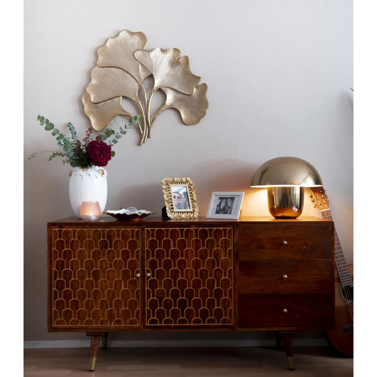 KARE Design Lampes De Table|Lampe A Poser Mushroom Laiton