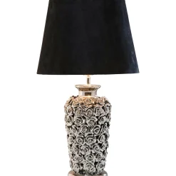 KARE Design Lampes De Table|Lampe A Poser Rose Argente´ 57Cm