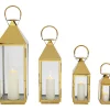 KARE Design Lanternes|Lanterne Giardino Dore (4/Set)