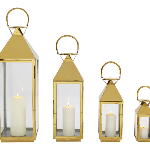 KARE Design Lanternes|Lanterne Giardino Dore (4/Set)
