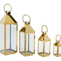 KARE Design Lanternes|Lanterne Giardino Dore (4/Set)