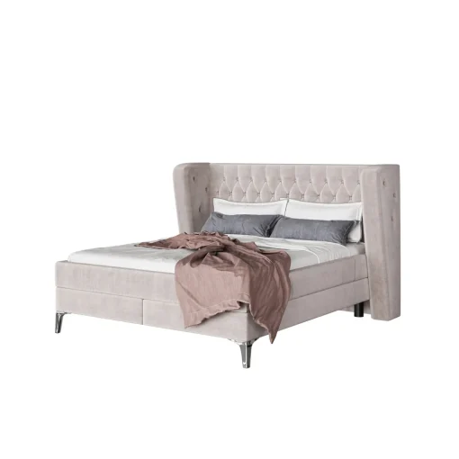 KARE Design Lits Boxspring|Lit Boxspring Benito Moon Creme 180X200