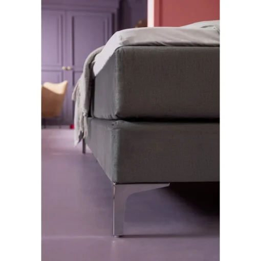 KARE Design Lits Boxspring|Lit Boxspring Benito Star Gris 160X200
