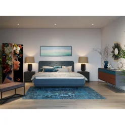 KARE Design Lits Boxspring|Lit Boxspring Luna Bleu 180X200