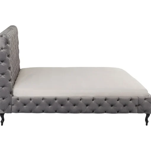 KARE Design Lits Rembourres|Lit Desire Haut Gris Argente 180X200Cm