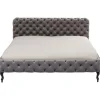 KARE Design Lits Rembourres|Lit Desire Velvet Silver Grey 160X200 Cm