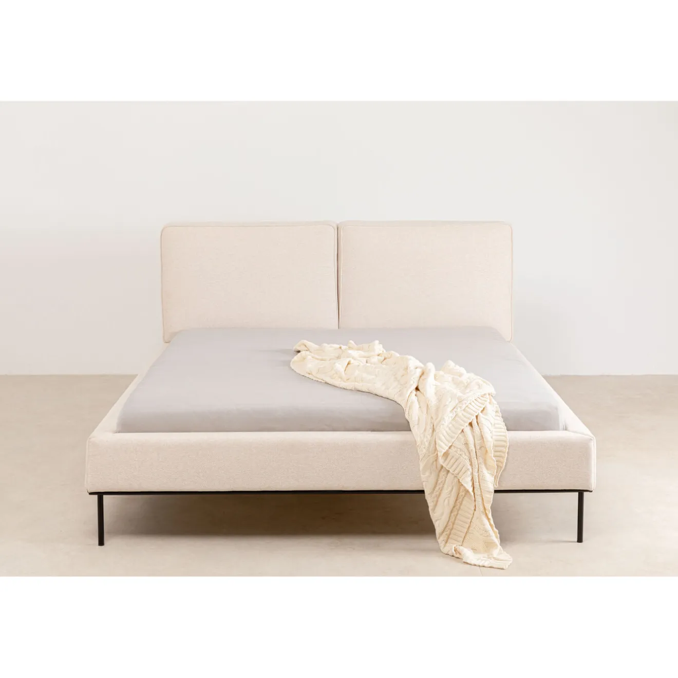 KARE Design Lits Rembourres|Lit East Side Beige 160X200Cm