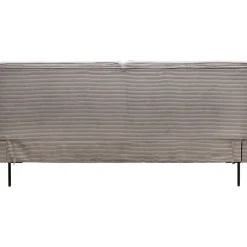 KARE Design Lits Rembourres|Lit East Side Velours Cotele Gris 180X200Cm