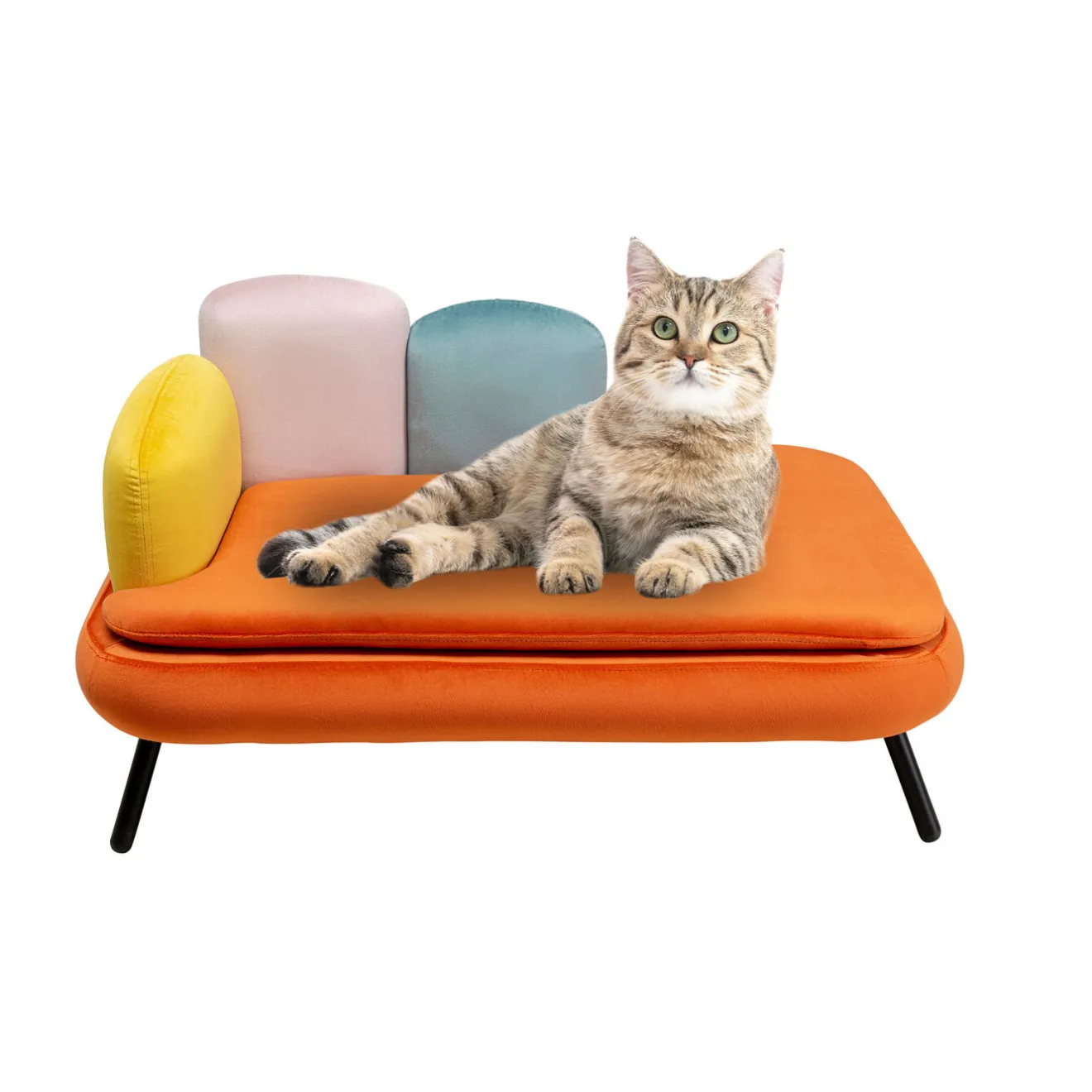 KARE Design Autres Petits Meubles|Lit Pour Chien/Chat Diva Orange