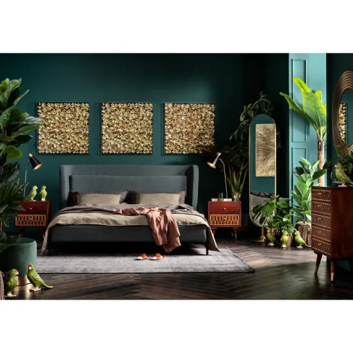 KARE Design Lits Rembourres|Lit Tivoli Vert 160X200Cm