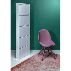 KARE Design Rangements À Chaussures Rabattables|Meuble À Chaussures Caruso 5 Blanc (Mailorder)