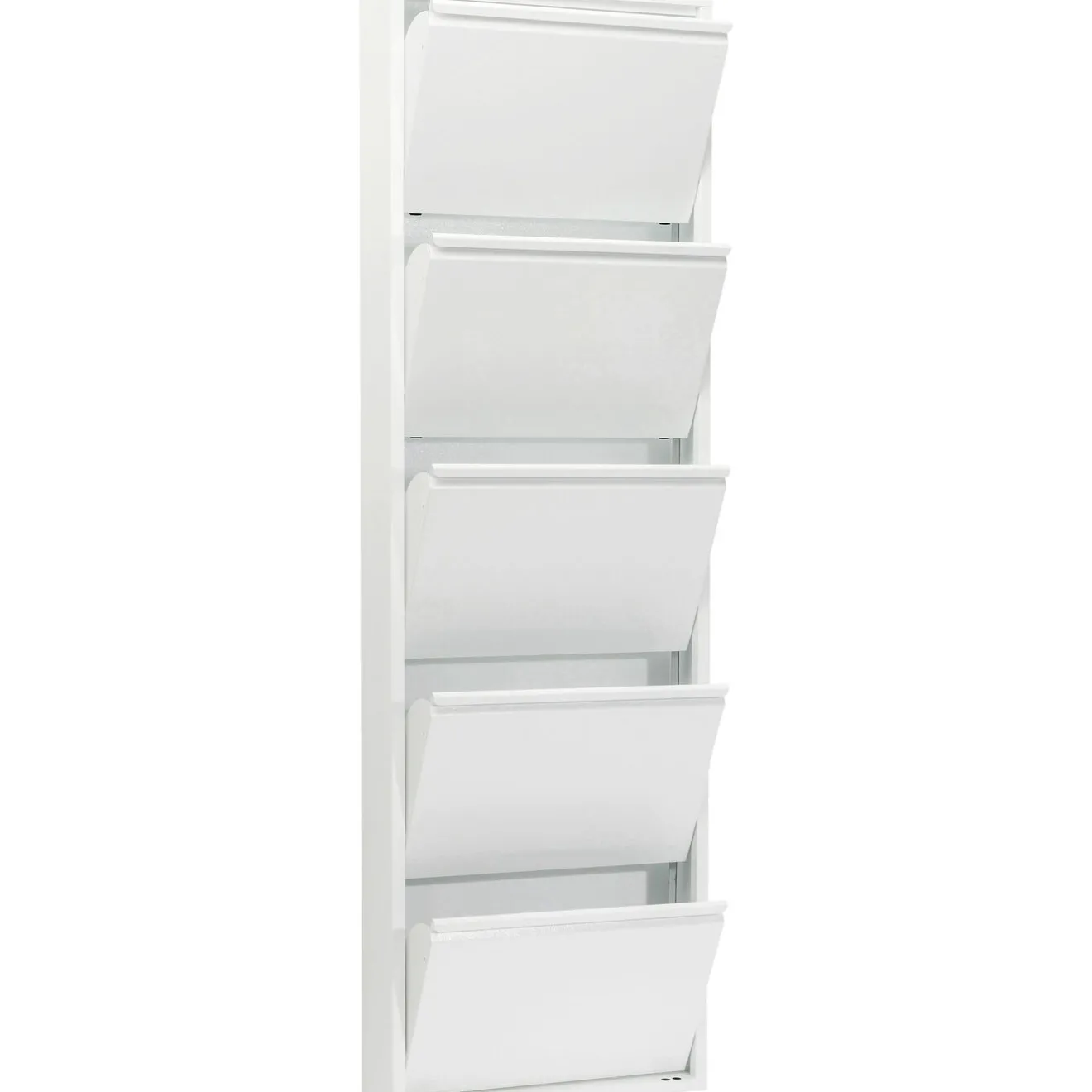 KARE Design Rangements À Chaussures Rabattables|Meuble À Chaussures Caruso 5 Blanc (Mailorder)