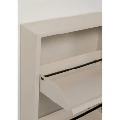 KARE Design Rangements À Chaussures Rabattables|Meuble À Chaussures Caruso 3 Creme (Mo)