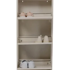 KARE Design Rangements À Chaussures Rabattables|Meuble À Chaussures Caruso 3 Creme (Mo)