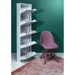 KARE Design Rangements À Chaussures Rabattables|Meuble À Chaussures Caruso 5 Blanc