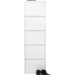 KARE Design Rangements À Chaussures Rabattables|Meuble À Chaussures Caruso 5 Blanc