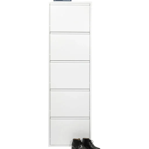 KARE Design Rangements À Chaussures Rabattables|Meuble À Chaussures Caruso 5 Blanc