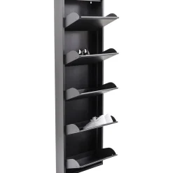 KARE Design Rangements À Chaussures Rabattables|Meuble À Chaussures Caruso 5 Anthracite