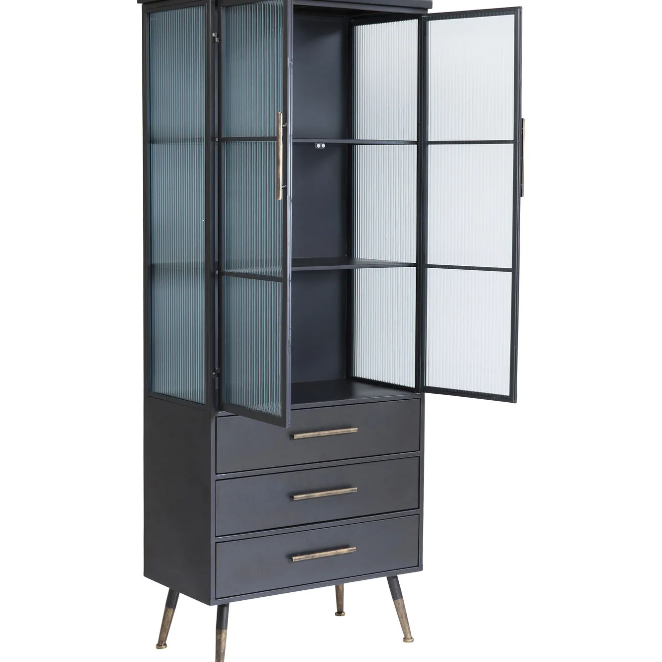 KARE Design Vitrines|Meuble Haut La Gomera 2-Portes/3-Tiroirs